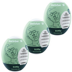 Satisfyer Riffle Pocket Egg Αυνανιστήρι 3τμχ