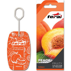 Αρωματικό Αυτοκινήτου Κρεμαστό Feral Fruity Collection Peach - Feral