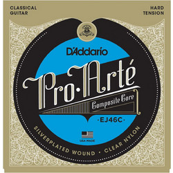 D'Addario EJ46C Σετ 6 Χορδές Κλασικής Κιθάρας Nylon 28-46" Hard Tension