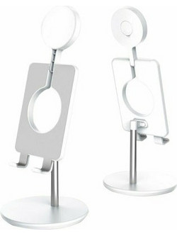 Digipower Shine Light Stand Βάση Γραφείου για Κινητό σε Λευκό χρώμα