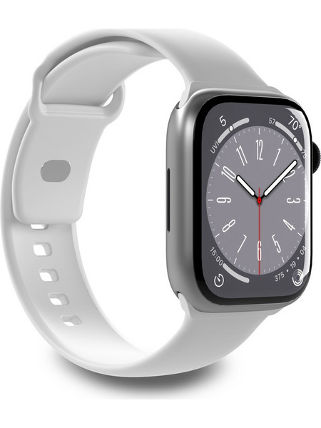 Puro Icon Elastic Λουράκι Σιλικόνης White (Apple Watch 42 / 44 / 45mm)