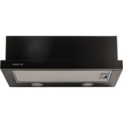 Davoline Omega Plus BLK 60 Συρόμενος Απορροφητήρας 60cm Μαύρος