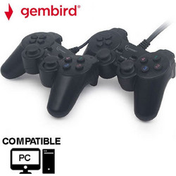Gembird JPD-UDV2-01 Wired Controller PC Black