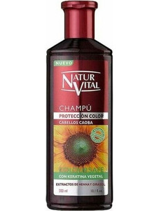 Natur Vital Protection Color Mahogany Φυτικό Σαμπουάν για Προστασία Χρώματος για Βαμμένα Μαλλιά 300ml
