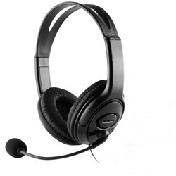 CoolBox Coolchat U1 Over Ear Ακουστικά Υπολογιστή με Μικρόφωνο & USB-A / 3.5mm Jack