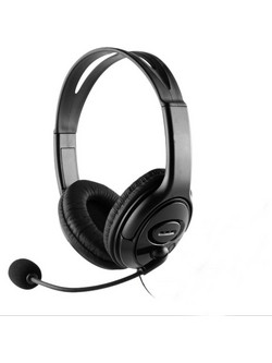CoolBox Coolchat U1 Over Ear Ακουστικά Υπολογιστή με Μικρόφωνο & USB-A / 3.5mm Jack