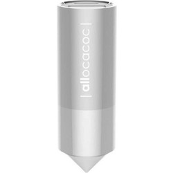 Φορτιστής Αυτοκινήτου Allocacoc Designnest USB/USB-C - Aσημί