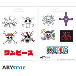 One Piece Stickers 16X11Cm/ 2 Sheets Emperors Skulls (ABYDCO896)