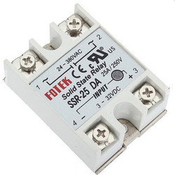 SSR-25DA Solid State Relay 25A Output AC24-380V