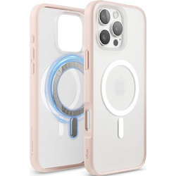 Θήκη Apple iPhone 16 Pro Max - Elago Magnetic Hybrid Ημιδιάφανη Σκληρή με MagSafe - Soft Feeling Clear / Lovely Pink (ES16MSHB69PRO-SFTRLPK)