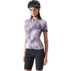 4F WOMENS ZIP-UP CYCLING SHIRT - PURPLE (4FSS24TFTSF489-50A)ΓΥΝΑΙΚΕΙΑ ΜΠΛΟΥΖΑ ΜΕ ΦΕΡΜΟΥΑΡ ΓΙΑ ΠΟΔΗΛΑΣΙΑ ΜΩΒ