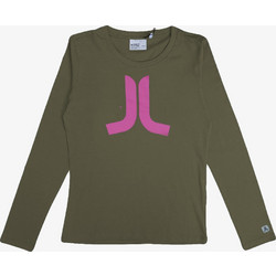WESC Women Icon Long Sleeve - IVY GREEN - 113WE-00306-IVYGRN
