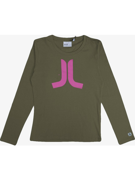 WESC Women Icon Long Sleeve - IVY GREEN - 113WE-00306-IVYGRN