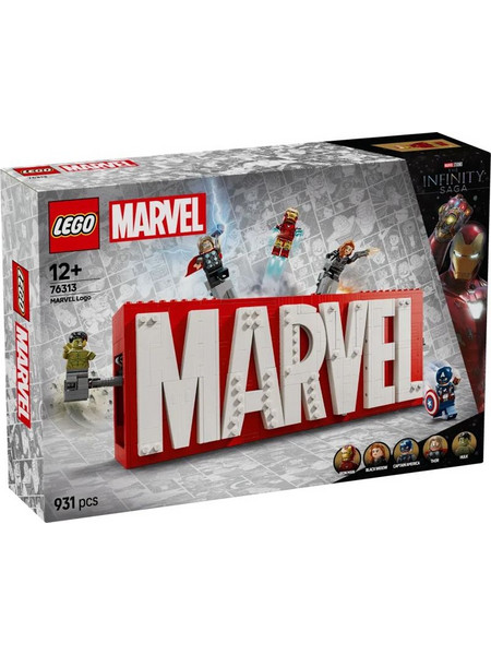 Lego MARVEL Logo & Minifigures για 12+ Ετών 76313