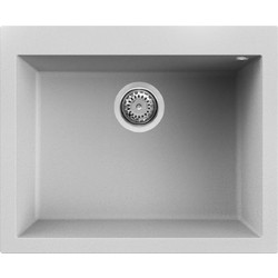 Elleci Quadra 110 Υποκαθήμενος Νεροχύτης Γρανίτη Aluminium 61x51.5cm