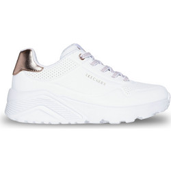 Skechers Uno Lite Παιδικά Sneakers Λευκά Χρυσά 310384L-WHT