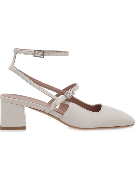Made 94 Riquet4 Γόβες Slingback Δερμάτινες Λευκές U446J4043H96