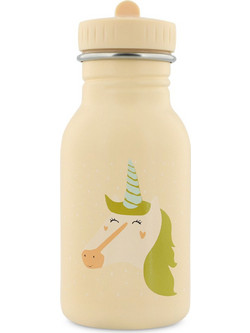 Trixie Mrs. Unicorn Παιδικό Μπουκάλι Θερμός Ανοξείδωτο με Καλαμάκι Μπεζ 350ml