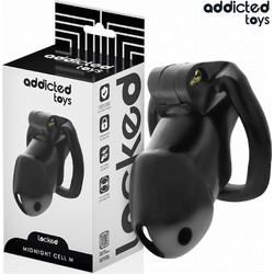 Addicted Toys Locked Midnight Cell Penis Cage Medium