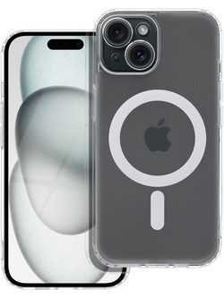 Θήκη κινητού Forcell Frost Mag Cover with Camera Protection Compatible with MagSafe for iPhone 11 Pro Transparent