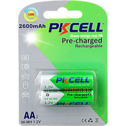 Pkcell Rechargeable RTU AA 2600mAh 2τμχ