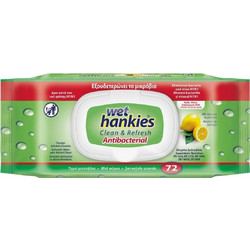 ΜΕΓΑ Wet Hankies Clean & Refresh 72τμχ
