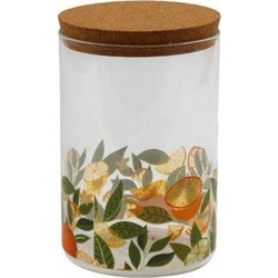 Atmosphera Γυάλινο Βάζο Αποθήκευσης Lemon 12cm