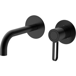 RAVENNA Mariz 11 Matt Black Εντοιχιζόμενη Μπαταρία Νιπτήρος
