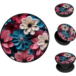 Pop Holder Sonique 3D Flower Series Ροζ 01
