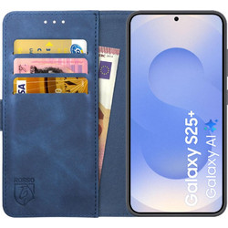 Θήκη Samsung Galaxy S25 Plus Rosso Element PU Πορτοφόλι - Blue (8719246463150)