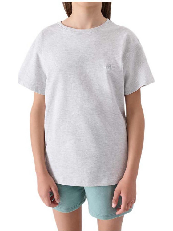4F Παιδικό T-Shirt Κοντομάνικο Λευκό 4FJWMM00TTSHF2332-25M