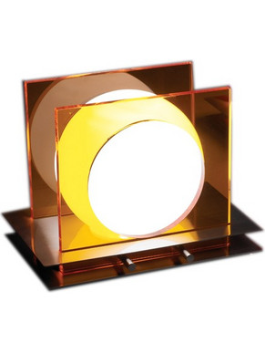 Sunlight T-9135M-1SN-O Πορτατίφ E14 Κίτρινο Μαύρο Π15xΥ18cm