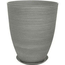 MarHome Stone Κασπώ Πολυρεσίνη Γκρι 43x52.5cm 06-10007-L