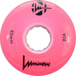 LUMINOUS LED Roller Skate quad WHEEL 62 mm / 85 A pink