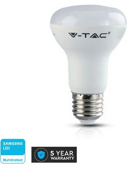 LED Λάμπα V-TAC E27 R63 3000K θερμό λευκό 8.5W 806 lumens SAMSUNG CHIP