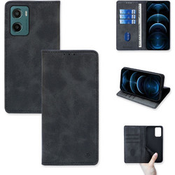 Sonique Vintage Magnet Θήκη Πορτοφόλι Μαύρο (Motorola Moto G05 4G / Moto E15 4G)