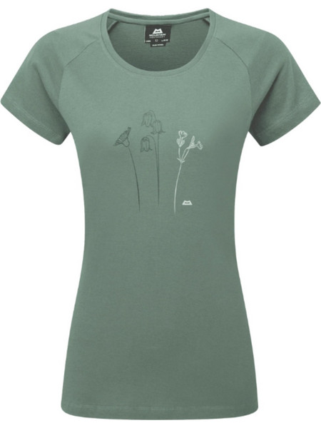 T-shirt γυναικείο Mountain Flower Tee Mountain Equipment Πράσινο