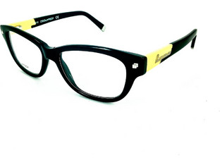 Dsquared2 DQ5067 01A Σκελετός Γυαλιών Οράσεως Κοκάλινος Μαύρος