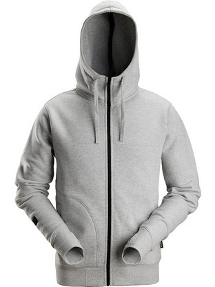 Ζακέτα με Κουκούλα 2890 της εταιρείας Snickers Grey Melange - 2800