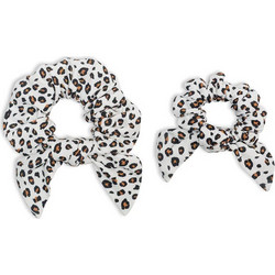 Lulujo Bamboo Mommy Me Scrunchies - Leopard