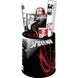 Gim Σετ Γραφικής Ύλης με Μολυβοθήκη Spiderman World of Webs 7 Τεμάχια