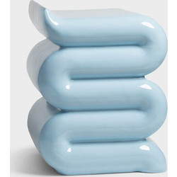Βοηθητικό pillar τραπεζάκι &Klevering Whip Blue Glass fiber 34 x 34 x 46 cm