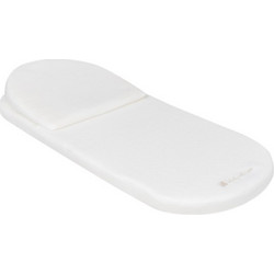 KikkaBoo White Velvet Στρώμα Foam Port Bebe Καλαθούνας 80x35cm