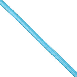 77609 Στρογγυλό Υφασμάτινο Καλώδιο 1m 2 x 0.75mm Γαλάζιο