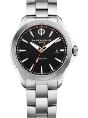 Baume & Mercier Clifton Ανδρικό Ρολόι με Ασημί Μεταλλικό Μπρασελέ M0A10412