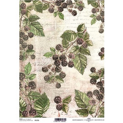 Ριζόχαρτο Decoupage A4 - Blackberries