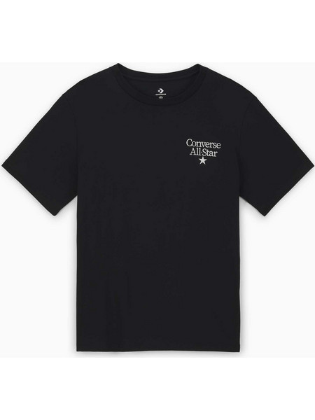 CONVERSE Κοντομάνικη Μπλούζα M ALL STAR TEE BLACK άνδρες