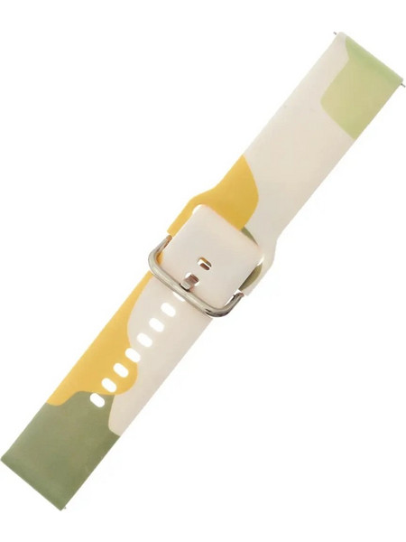 Hurtel Moro Λουράκι Σιλικόνης Camo Black 14 (Galaxy Watch 40 / 41 / 42 / 43 / 44mm)