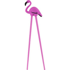 Παιδικά Τσόπστικς Με Βοηθό Tokyo Design Studio Children Chopsticks Purple Flamingo Helper