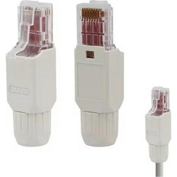 Βύσμα RJ45 UTP CAT.6 Χωρίς Εργαλεία Για Μη Θωρακισμένο Καλώδιο, 5.3x1.45x1.32 cm